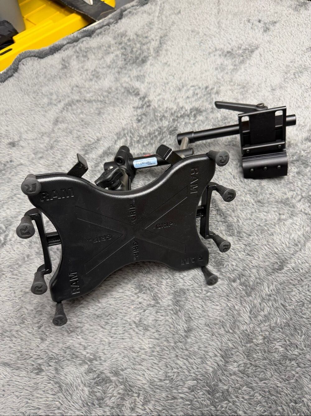 Healthwares Retract4 RAM Mount Wheelchair or Other Tablet Holder. With Pivot Arm